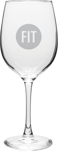 Fashion Institute of Technology 16 oz. Wine Glass
