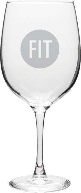 Fashion Institute of Technology 19 oz. Wine Glass