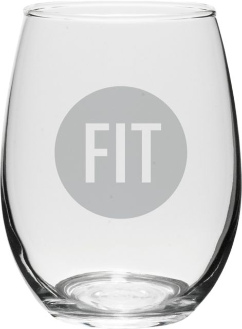 Fashion Institute of Technology 15 oz. Stemless Wine Glass