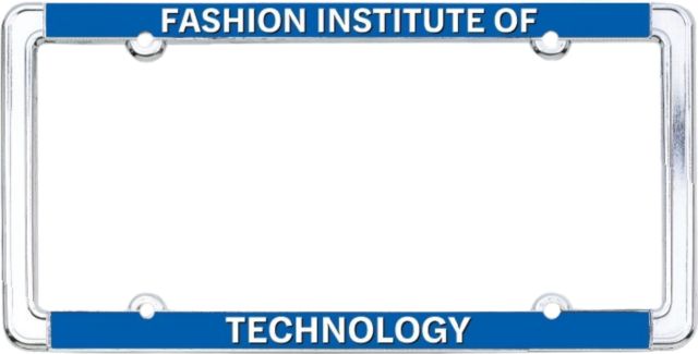 Fashion Institute of Technology Thin Dome License Plate Frame