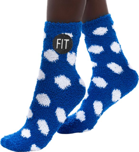 Fashion Institute of Technology Fuzzy Dot Socks