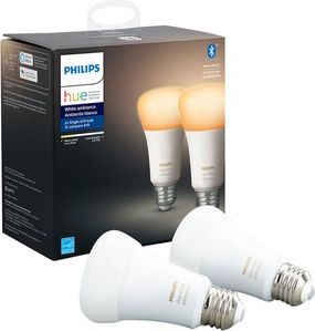 Philips Hue White A19 Bluetooth LED BULB 2PK - ONLINE ONLY