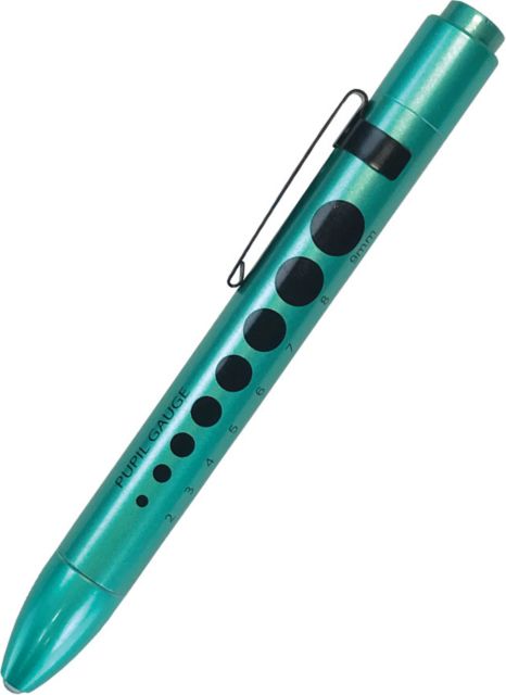 SOFT LED PUPIL GAUGE PENLIGHT IN CLAMSHELL-AQUA SEA