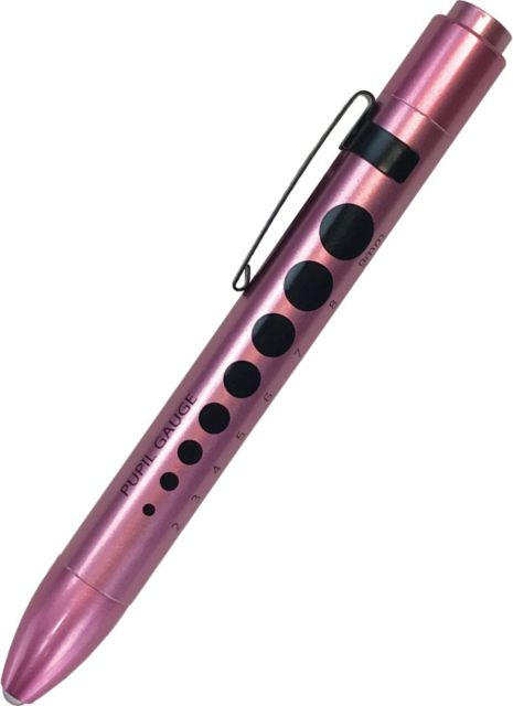 SOFT LED PUPIL GAUGE PENLIGHT IN CLAMSHELL-ROSE