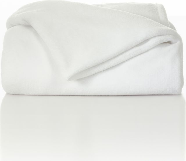 White Supersoft Twin XL Bed Blanket, Sized for Dorm Beds, Plush and Warm,  Solid White, Easy Care - ONLINE ONLY: SUNY Erie - North Campus