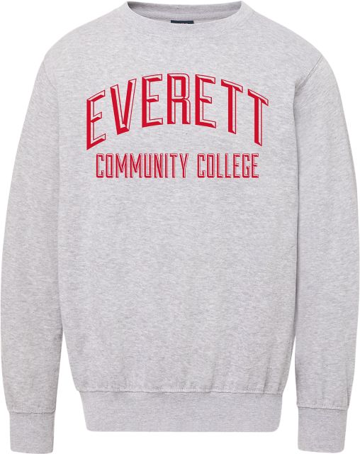 Everett Community College Fleece Crewneck