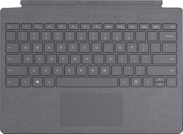 Microsoft Surface Go Signature Type Cover, Light Charcoal - ONLINE ONLY