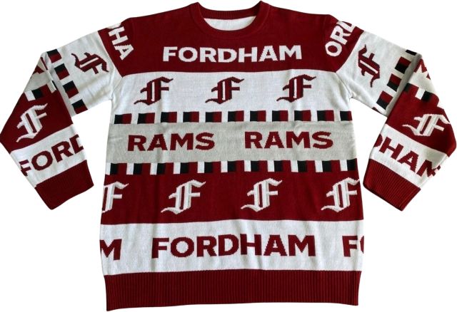 Fordham University Tastefully Tacky Holiday Sweater