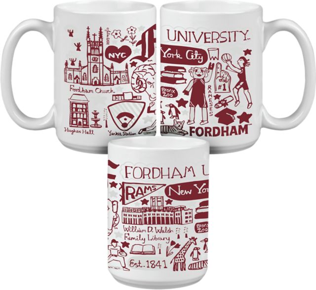 Fordham University Julia Gash 15 oz. Mug