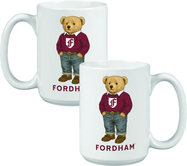 Fordham University 15 oz. Teddy Bear Mug