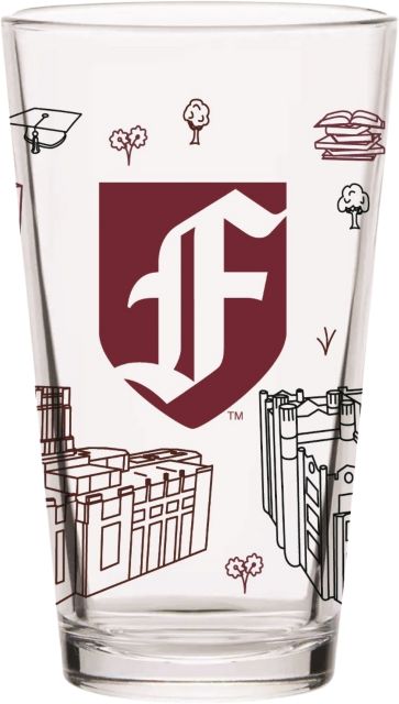 Fordham University 16 oz. Pint Glass