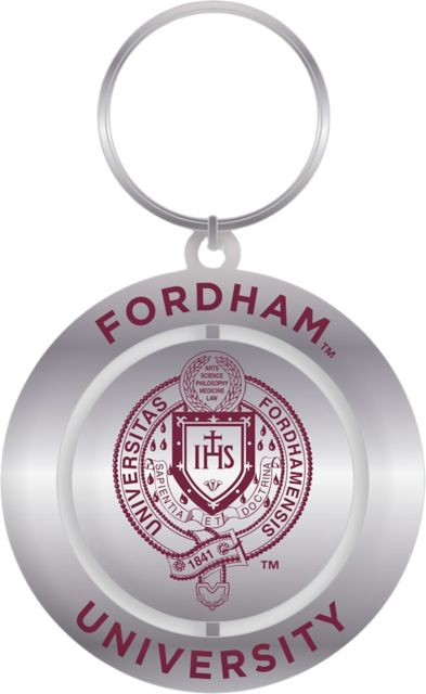Fordham University Spinner Key Chain