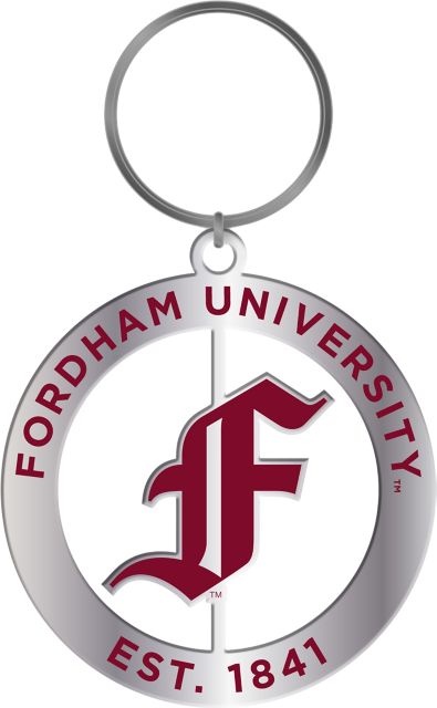 Fordham University Spinner Key Tag