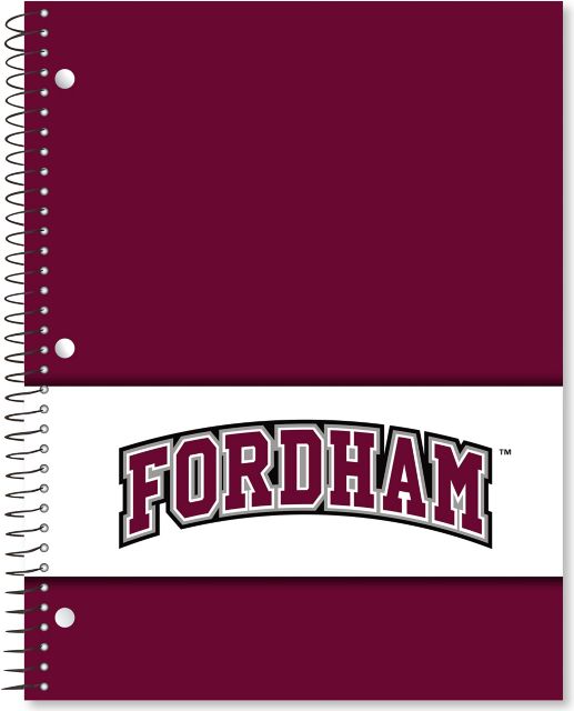 Fordham University 70 Sheet 1 Subject Notebook