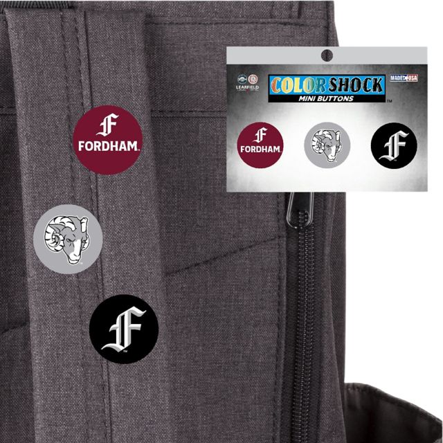 Fordham University Rams Mini Button 3 Pack