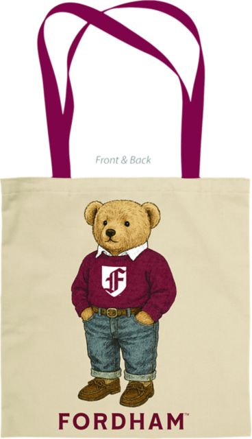 Fordham University Bear Tote Bag