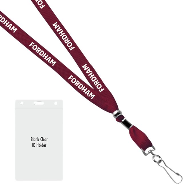 Fordham University Card Dispenser Lanyard