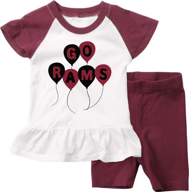 Fordham University Rams Infant Girls Ruffle Set