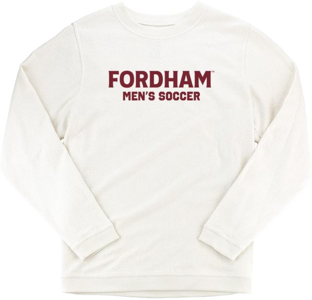 Fordham Boxercraft Womens Cream Corded Crew Fordham Mens Soccer - ONLINE ONLY