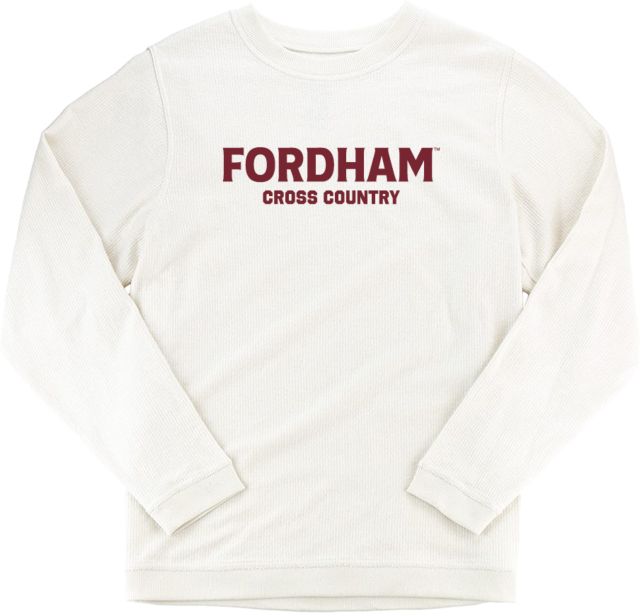 Fordham Boxercraft Womens Cream Corded Crew Fordham Cross Country - ONLINE ONLY