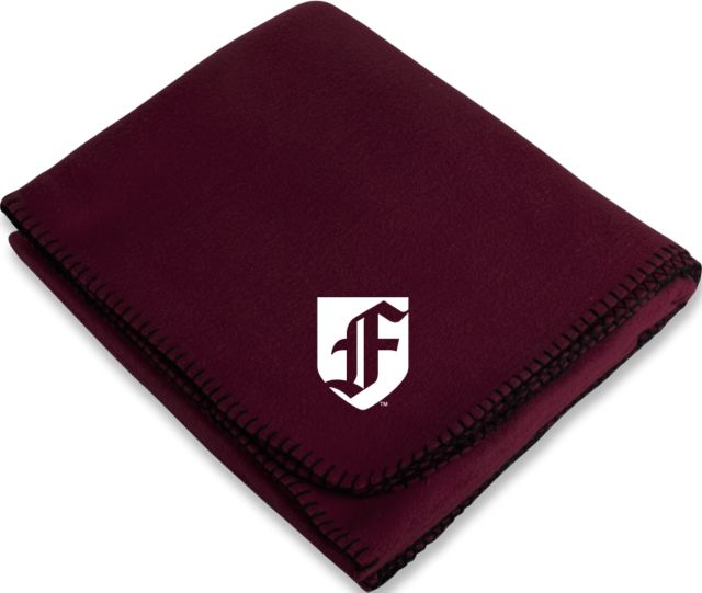 Fordham Arctic Fleece Blanket Fordham University F Shield - ONLINE ONLY
