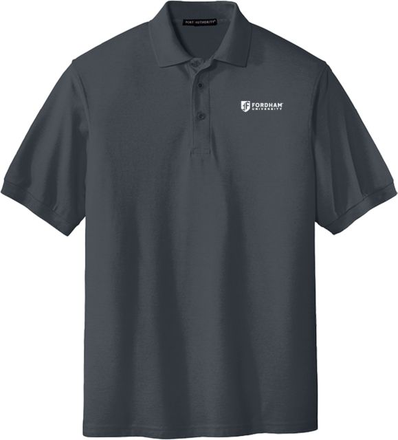 Fordham Extended Silk Touch Polo Fordham University Primary Mark Flat PLUS - ONLINE ONLY