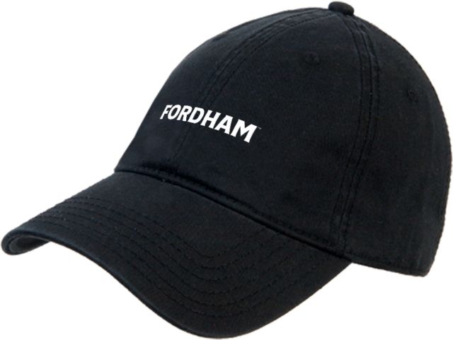 Fordham Unstructured Adjustable Low Profile Hat Fordham Wordmark - ONLINE ONLY