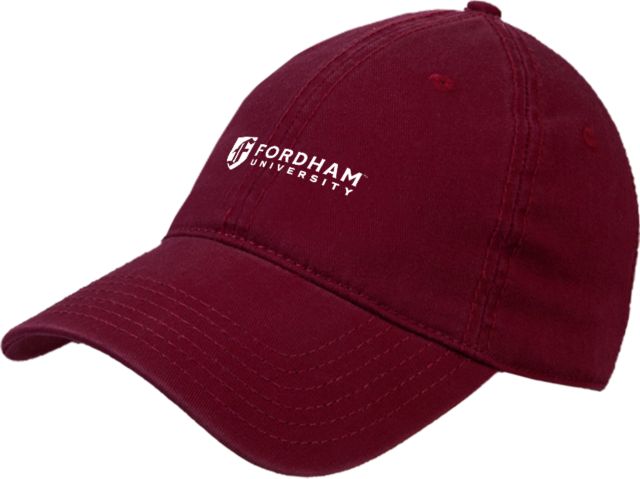 Fordham Unstructured Adjustable Low Profile Hat Fordham University Primary Mark Flat - ONLINE ONLY