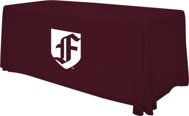 Fordham 6 foot Table Throw Fordham University F Shield - ONLINE ONLY