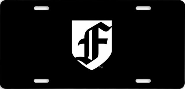 Fordham License Plate Fordham University F Shield - ONLINE ONLY