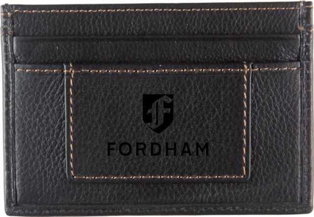 Fordham University Leather Card Holder