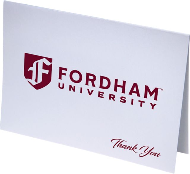 Fordham University 10 Pack Thank You Notecard
