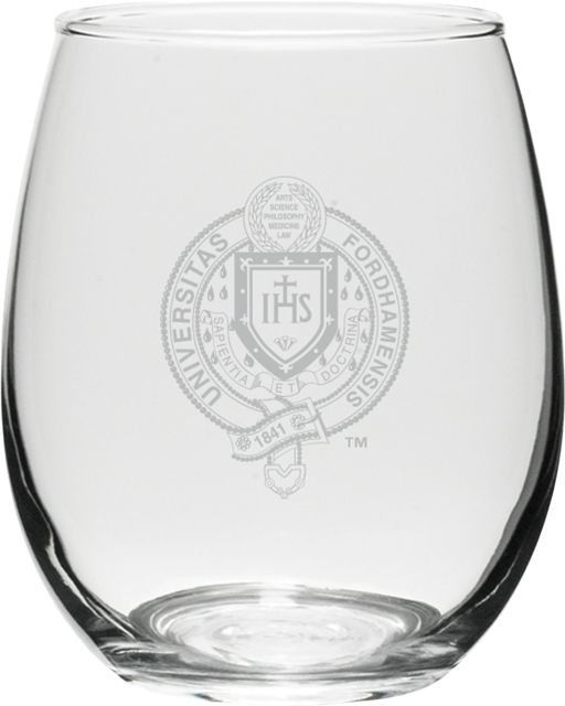 Fordham University 21 oz. Wine Glass