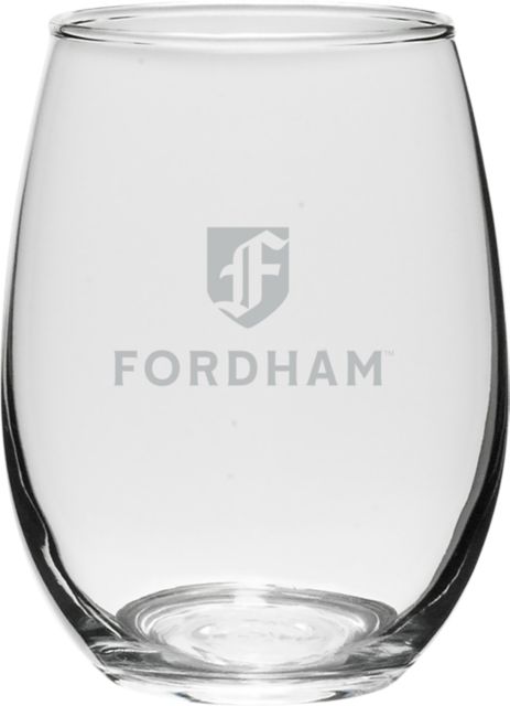 Fordham University 21 oz. Wine Glass