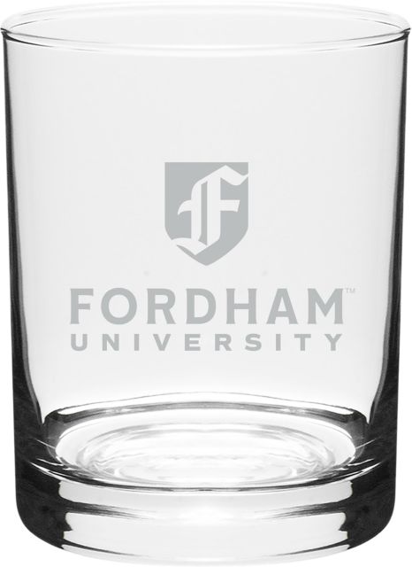 Fordham University 14 oz. Wine Glass