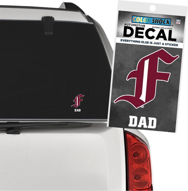 Fordham University Rams Dad Decal