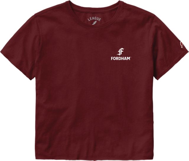 Fordham University Short Sleeve Crop Top