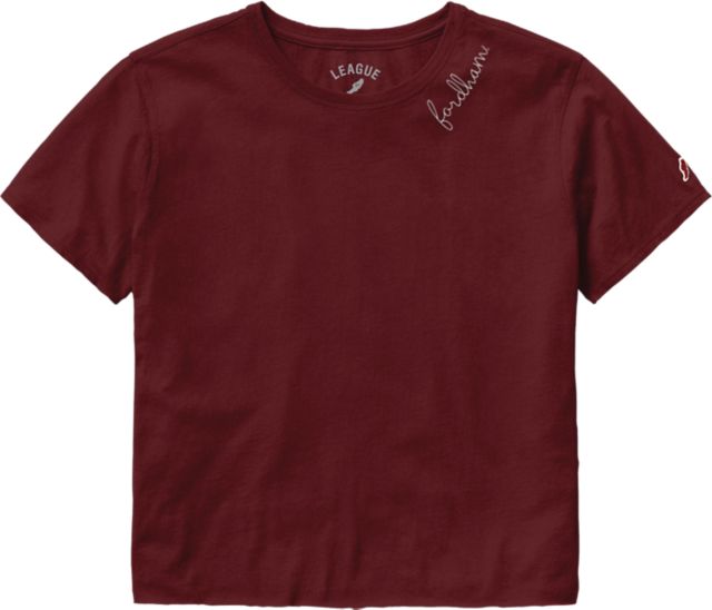 Fordham University Short Sleeve Crop Top