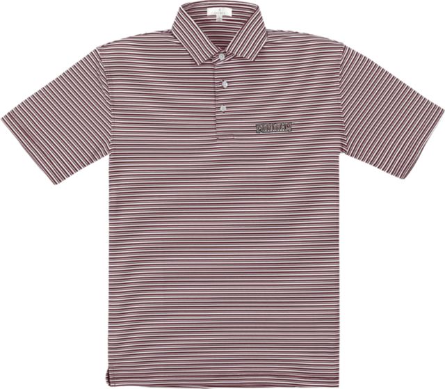 Fordham University Performance Stripe Polo
