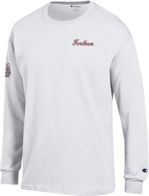 Fordham University 100 Year Celebration Long Sleeve T-Shirt