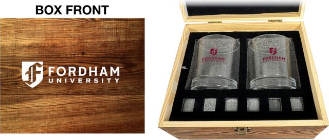 Fordham University Rock Glass Box Set