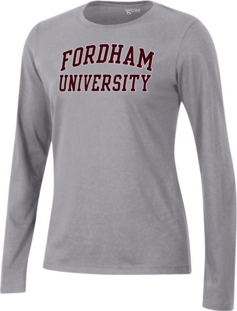 Fordham University Rams College Dad T-Shirt, Heather Grey / Small