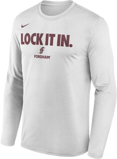 Fordham University Basketball Long Sleeve Bench T-Shirt