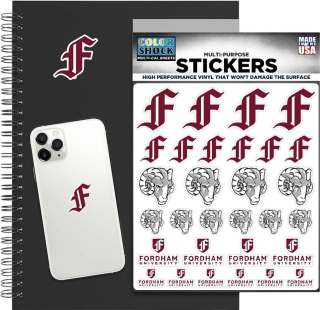 Fordham University Sticker Sheet