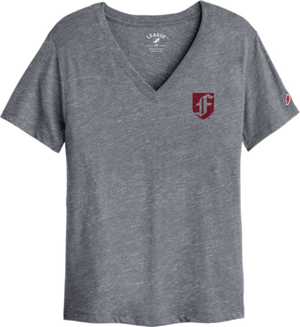 Fordham University Women's V-Neck Short Sleeve T-Shirt