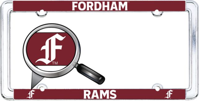 Fordham University Rams Thin Dome License Plate Frame