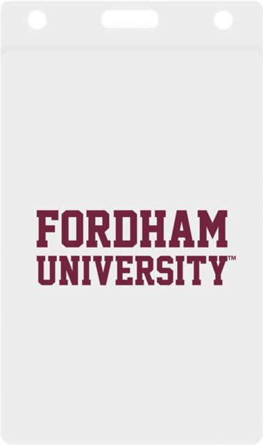 Fordham University Thumb Notch Card Guard