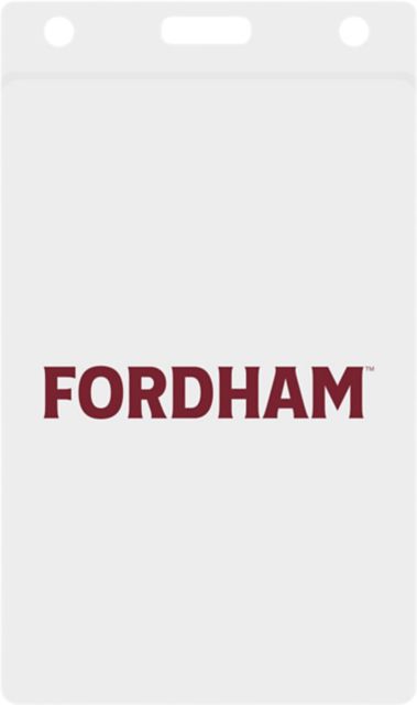 Fordham University Thumb Notch Card Guard