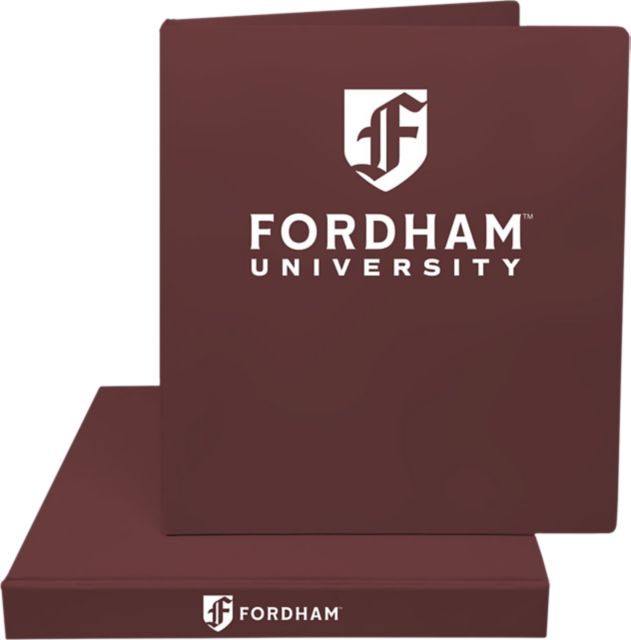Fordham University 1'' Vinyl Binder