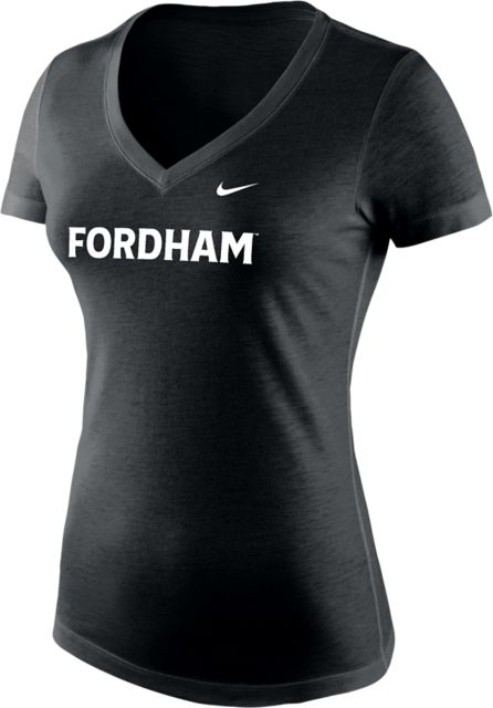 Fordham University Rams Women's V-Neck Short Sleeve T-Shirt